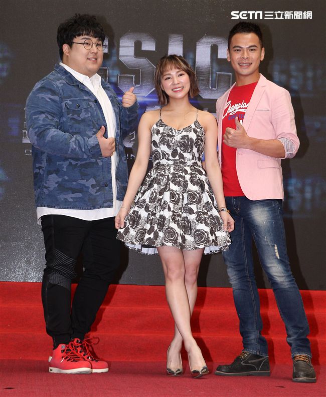 「C.S.I.C.鑑識英雄II正義之戰」演員蘇達、熊熊、楊震。（記者邱榮吉/攝影）