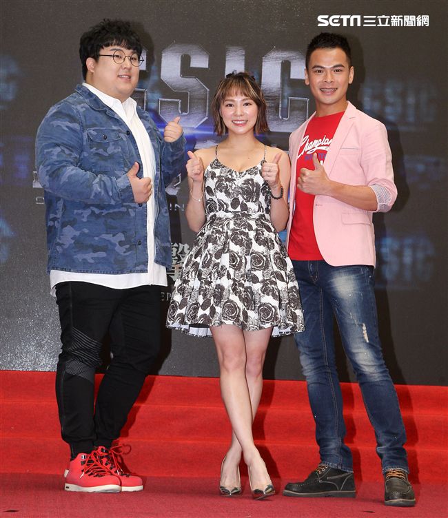 「C.S.I.C.鑑識英雄II正義之戰」演員蘇達、熊熊、楊震。（記者邱榮吉/攝影）