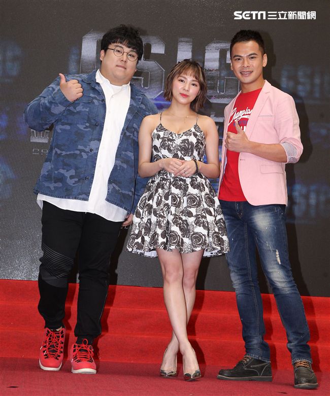 「C.S.I.C.鑑識英雄II正義之戰」演員蘇達、熊熊、楊震。（記者邱榮吉/攝影）