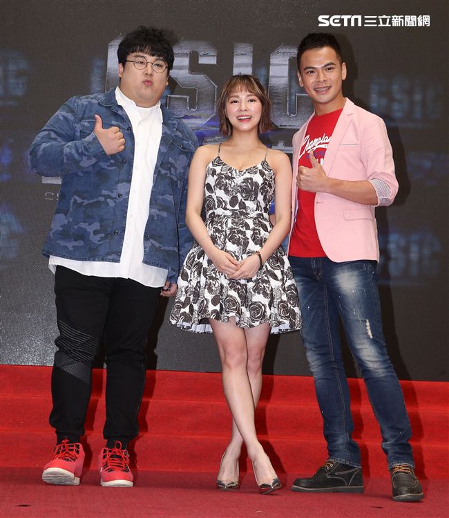 「C.S.I.C.鑑識英雄II正義之戰」演員蘇達、熊熊、楊震。（記者邱榮吉/攝影）