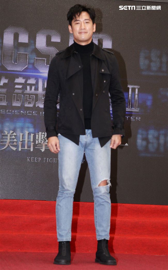 「C.S.I.C.鑑識英雄II正義之戰」演員周孝安。（記者邱榮吉/攝影）