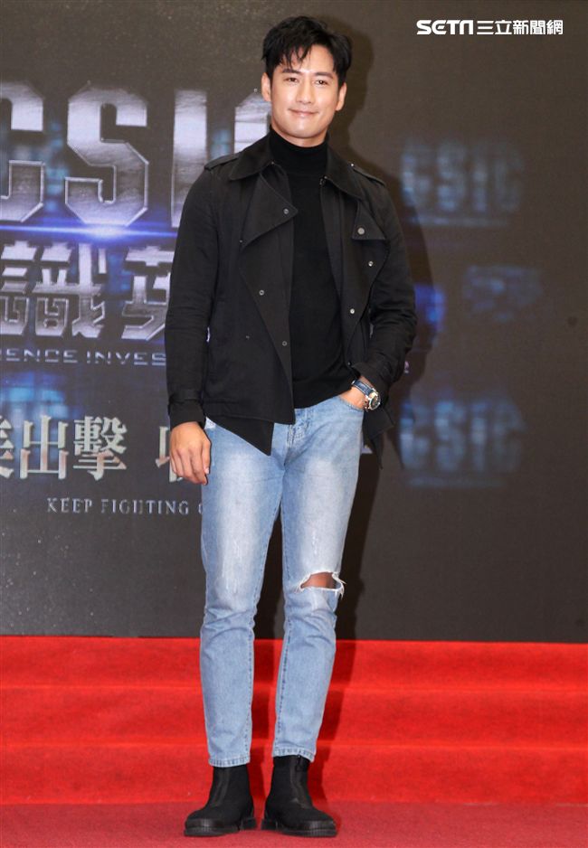 「C.S.I.C.鑑識英雄II正義之戰」演員周孝安。（記者邱榮吉/攝影）