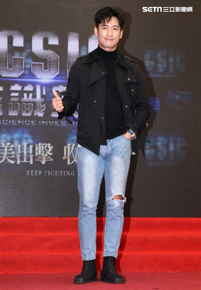「C.S.I.C.鑑識英雄II正義之戰」演員周孝安。（記者邱榮吉/攝影）