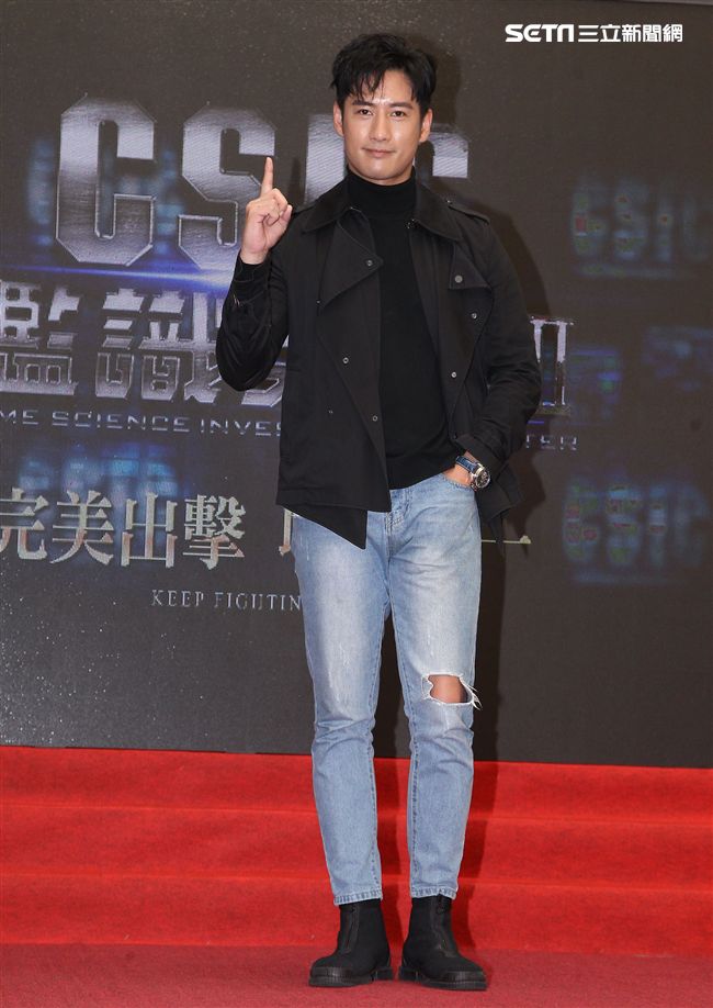 「C.S.I.C.鑑識英雄II正義之戰」演員周孝安。（記者邱榮吉/攝影）