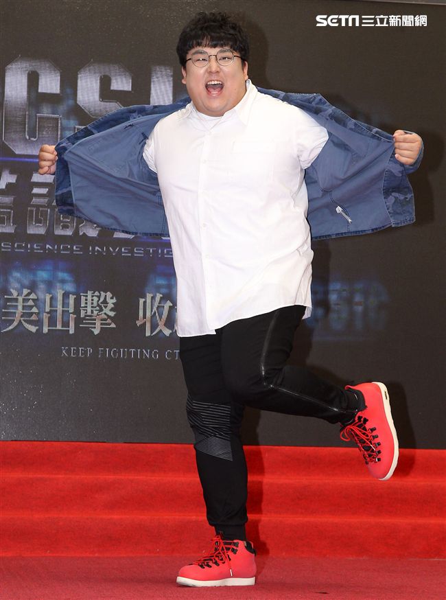 「C.S.I.C.鑑識英雄II正義之戰」演員楊震。（記者邱榮吉/攝影）