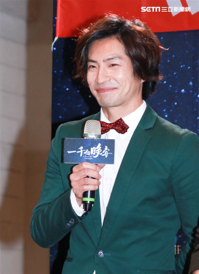 《一千個晚安》同歡會，福地佑介。（記者林士傑/攝影）