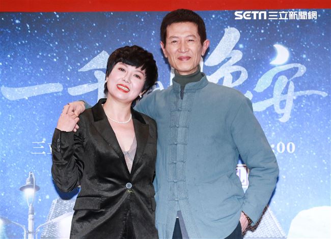 《一千個晚安》同歡會，陳博正、苗可麗。（記者林士傑/攝影）