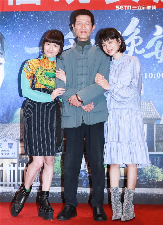 《一千個晚安》同歡會，連俞涵、陳博正、姚愛甯。（記者林士傑/攝影）