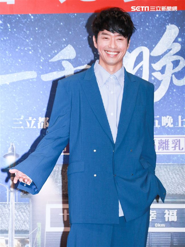 《一千個晚安》同歡會，張棟樑。（記者林士傑/攝影）