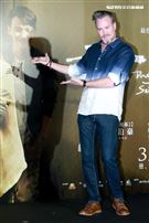 電影「老大人」首映會，夏克立到場力挺。（記者林士傑/攝影）