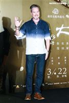 電影「老大人」首映會，夏克立到場力挺。（記者林士傑/攝影）