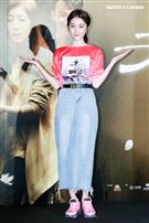 電影「老大人」首映會，邵雨薇。（記者林士傑/攝影）