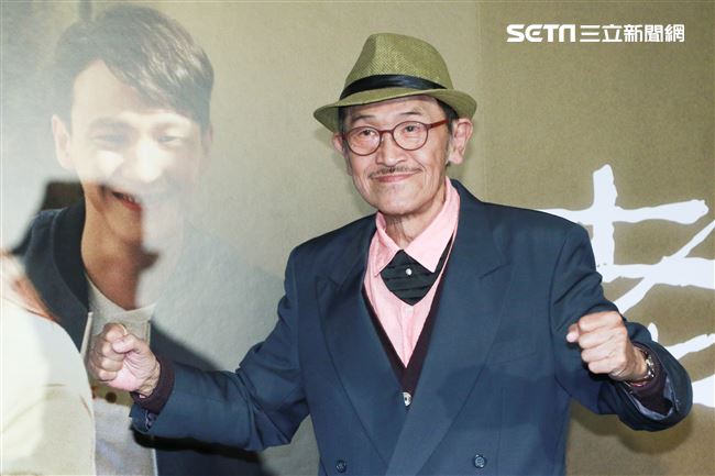 電影「老大人」首映會，演員小戽斗。（記者林士傑/攝影）