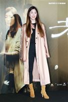 電影「老大人」首映會，演員李友珊。（記者林士傑/攝影）