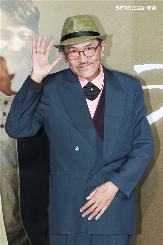 電影「老大人」首映會，演員小戽斗。（記者林士傑/攝影）