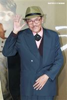 電影「老大人」首映會，演員小戽斗。（記者林士傑/攝影）