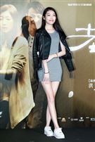 電影「老大人」首映會，宋蘋恩到場力挺。（記者林士傑/攝影）