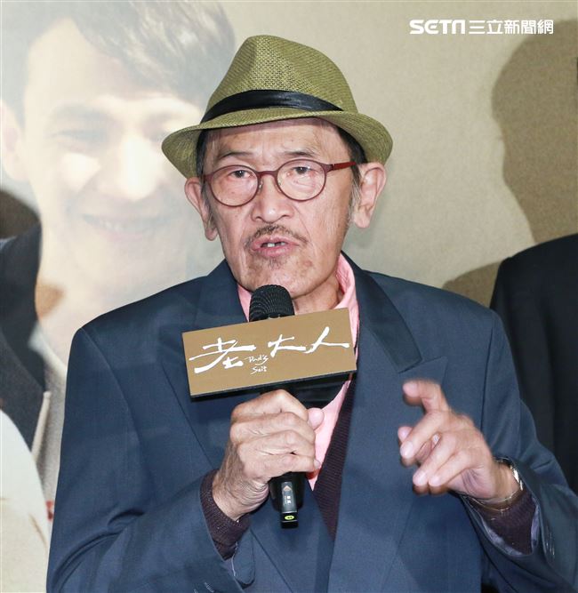 電影「老大人」首映會，演員小戽斗。（記者林士傑/攝影）