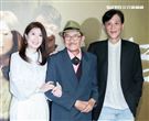 電影「老大人」首映會，演員小戽斗、喜翔、黃嘉千。（記者林士傑/攝影）