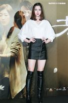 電影「老大人」首映會，伊林名模金凱德。（記者林士傑/攝影）