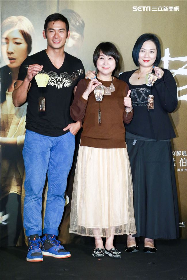 電影「老大人」首映會，王月。（記者林士傑/攝影）