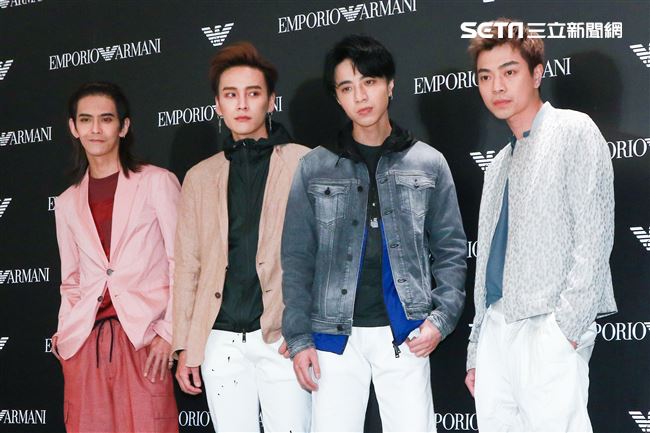 義大利精品服飾概念旗艦店開幕活動，泰坦。（記者林士傑/攝影）