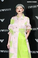 義大利精品服飾概念旗艦店開幕活動，鄺潔楹。（記者林士傑/攝影）