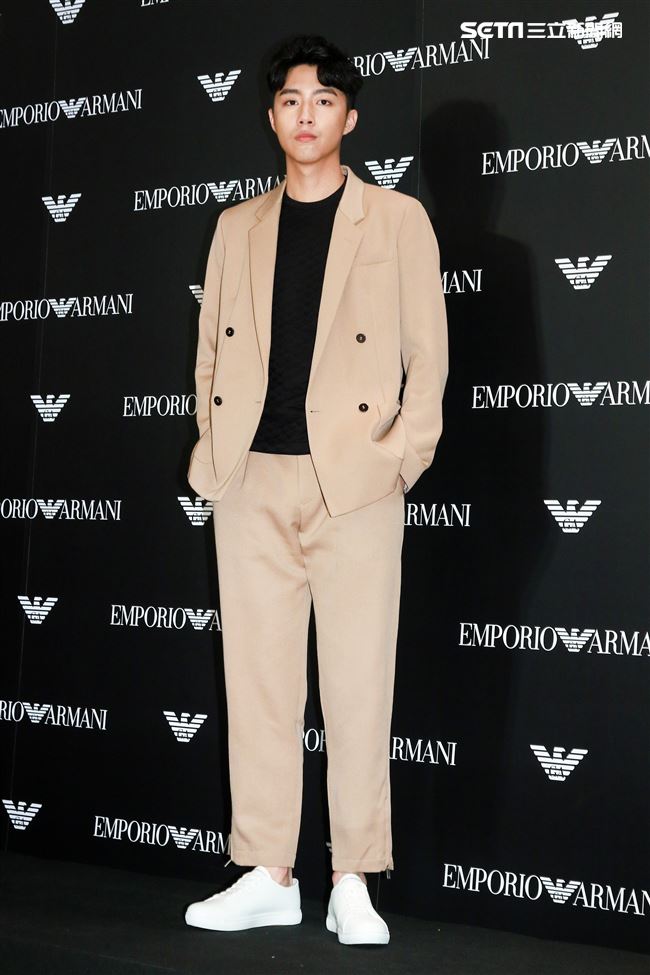 義大利精品服飾概念旗艦店開幕活動，蔡凡熙。（記者林士傑/攝影）