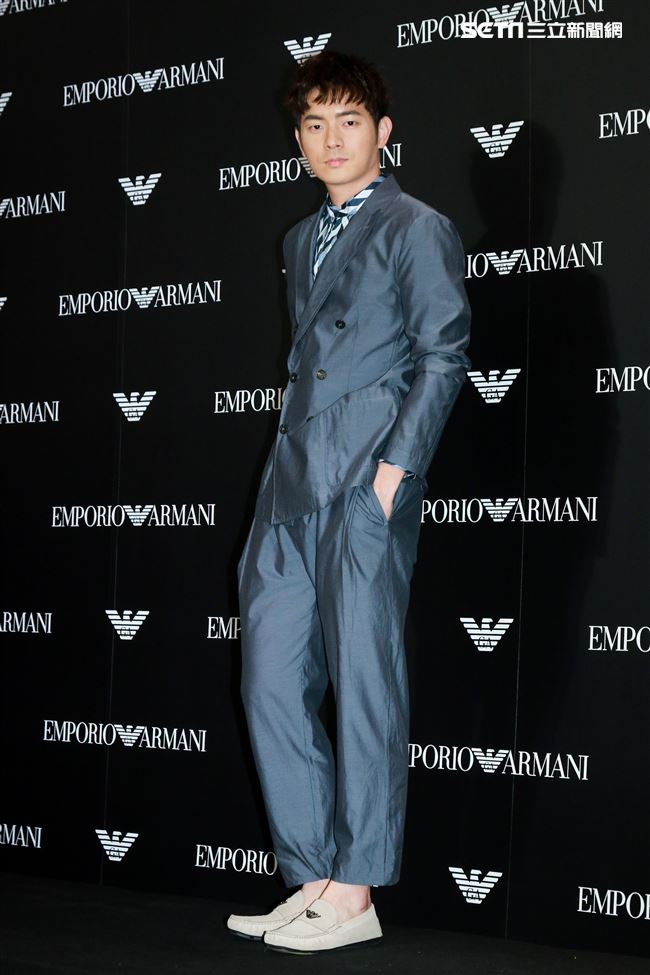 義大利精品服飾概念旗艦店開幕活動，宥勝。（記者林士傑/攝影）