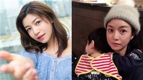 陳妍希、小星星、陳曉。（圖／微博）