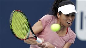 ▲謝淑薇女雙再落敗，邁阿密之旅結束。（圖／美聯社／達志影像）