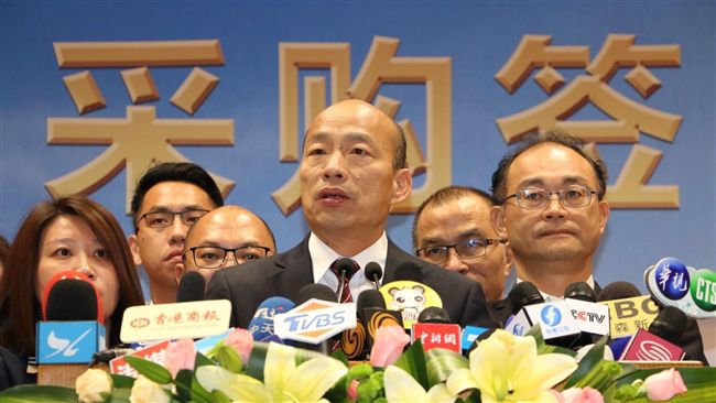港媒評韓國瑜：中共2020代理人