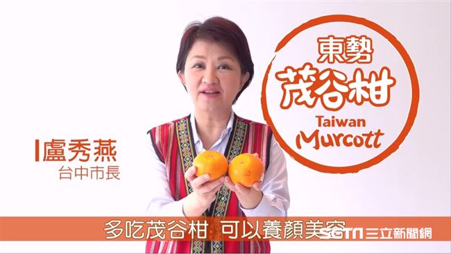 盧秀燕代言東勢茂谷柑　千箱全完售！