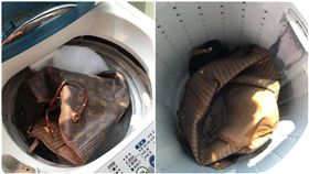 LV包,名牌包,洗衣機,送洗,心臟病藥(圖/翻攝自爆廢公社公開版)