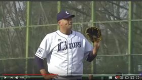 ▲廖任磊後援登板首球就挨轟。（圖／翻攝自BlueBall YouTube）