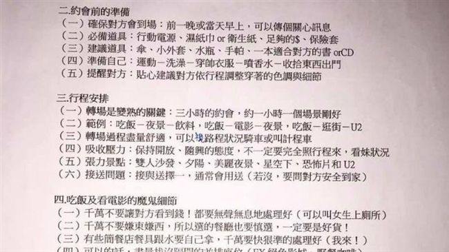 約會對象隨身攜帶這張　網曝尷尬身份
