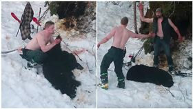 阿拉斯加黑熊家庭遭滅口，熊寶寶尖叫中斃命。（圖／翻攝自YouTube）