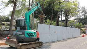 為營造更優質的遊憩環境，南投市中山、仁壽、同源、嘉和等10座公園辦理整建工程，第一階段中山（圖）及仁壽公園已開工。（南投市公所提供）中央社記者蕭博陽南投縣傳真　108年3月28日