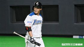 ▲王柏融首場出賽前4打席無安打。（圖／記者王怡翔攝影）