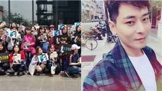 男神陳冠霖駕到！粉絲爭搶頭香幫慶生