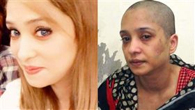 巴基斯坦,家暴,剃光頭　（圖／翻攝自推特）