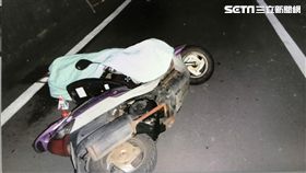 台中豐原預拌混凝土車輾死7旬騎士／翻攝畫面