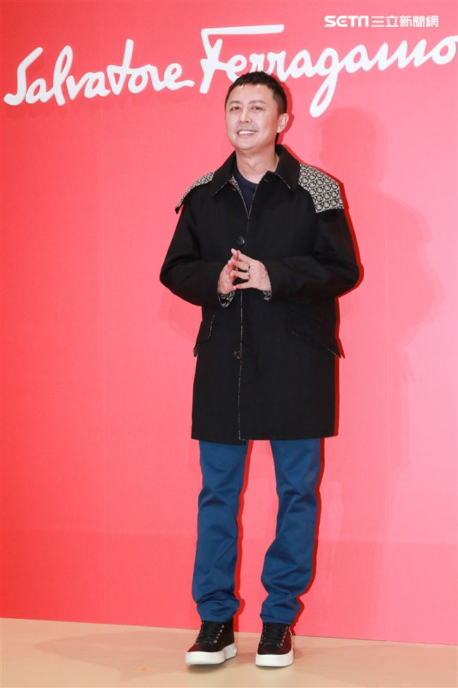 義大利精品品牌Salvatore Ferragamo開幕記者會，設計師劉大強。（記者林士傑/攝影）