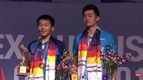 ▲李洋（左）與王齊麟首個超級500男雙冠軍。（圖／翻攝自李洋臉書）