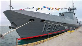 康定級艦(西寧軍艦)。（記者林士傑/攝影）