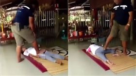 （圖／翻攝自YouTube）泰國,按摩,骨折,終身殘疾