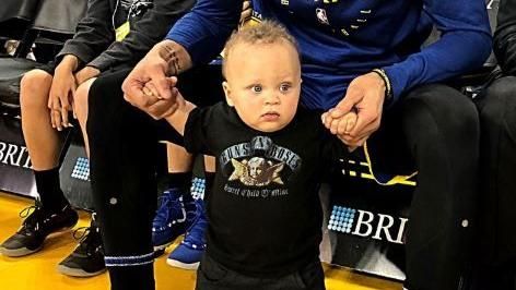 NBA／萌翻啦！柯瑞1歲兒當啦啦隊