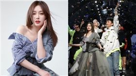 古巨基，秦嵐，走秀，還珠格格3。（圖／秦嵐工作室微博、微博）