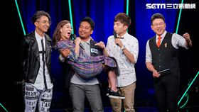 NBA傳奇球星Rashard Lewis、楊鏽惠、黃豪平與撒基努、王少偉、謝震武《台視17Q》
圖／台視提供