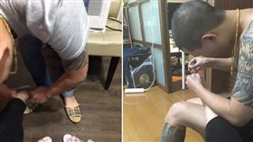 好體貼！一名女網友指出，她懷孕前老公經常將家事往身上攬，而她懷孕後因寶寶壓到神經，導致全身痛，整個人變成「殘廢」，不管剪指甲、穿襪子或是做家事，都靠老公一手包辦。其他網友看到後大感羨慕，紛紛直喊：「嫁對人了！」（圖／翻攝自爆怨公社）